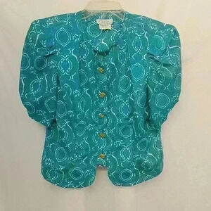 Lady Carol of New York women's blouse buttons down